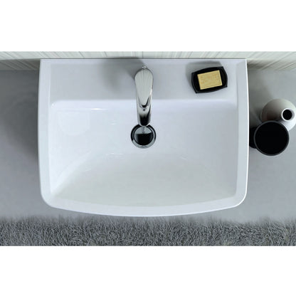 Set mobilier suspendat si lavoar Kolo Geberit Group, Rekord, 60 cm, alb