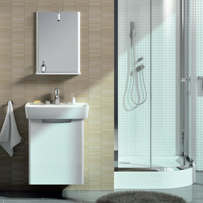 Set mobilier suspendat si lavoar Kolo Geberit Group, Rekord, 60 cm, alb