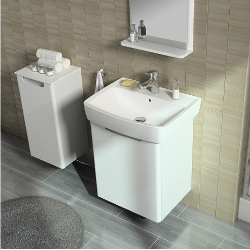 Set mobilier si lavoar, Kolo Geberit Group, Rekord, 40 cm, alb lucios