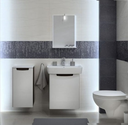 Set mobilier si lavoar, Kolo Geberit Group, Rekord, 40 cm, alb lucios