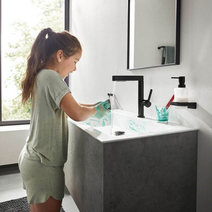 Dozator sapun lichid, Hansgrohe, AddStoris, negru mat