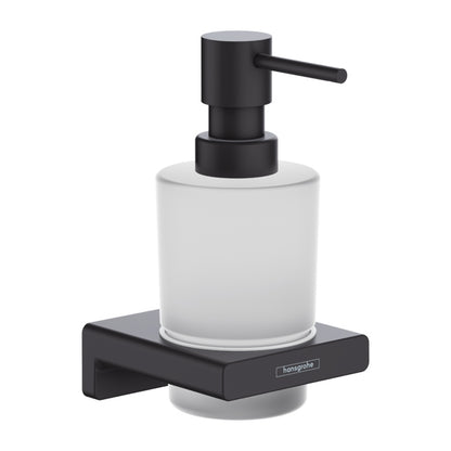 Dozator sapun lichid, Hansgrohe, AddStoris, negru mat
