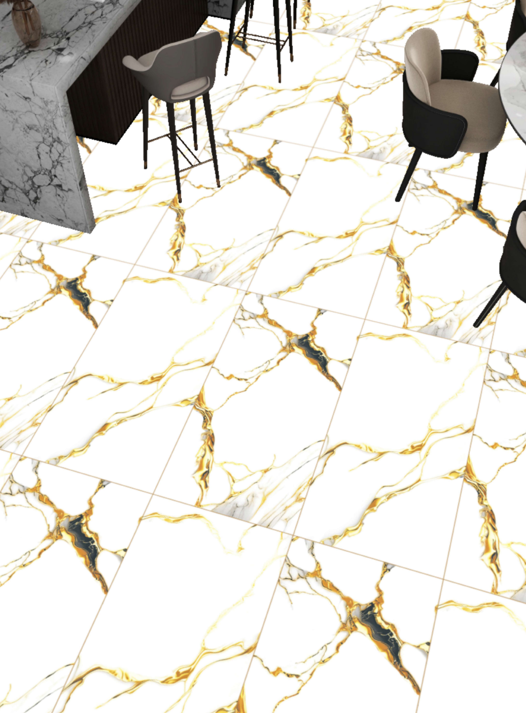 GRESIE GOLD RIVER 60x120cm